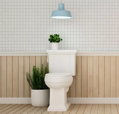 Como aproveitar o espaço acima do vaso sanitário?
